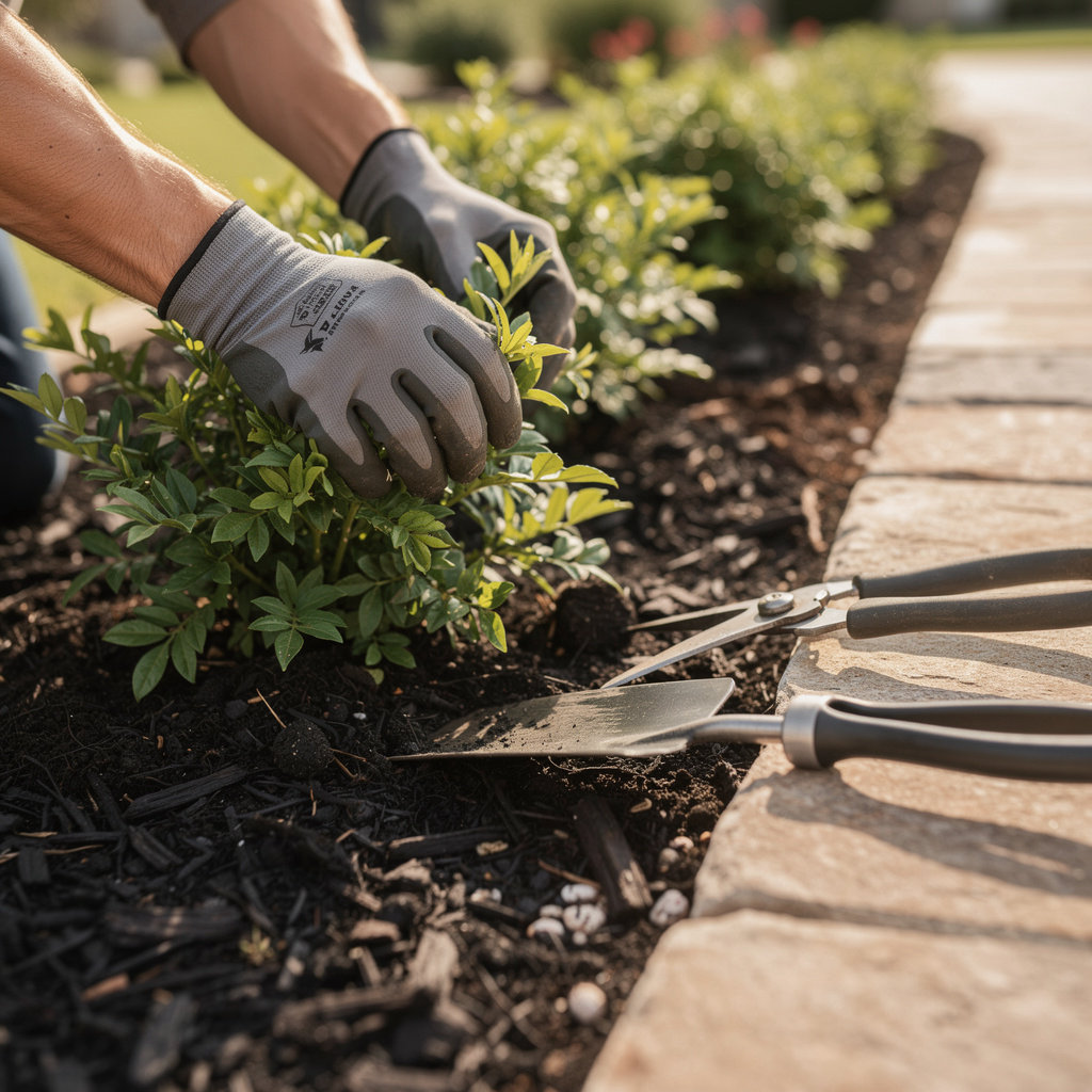 Camel Landscaping professional stonework and patio installation in Bastrop, TX